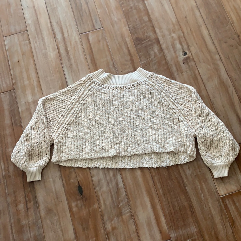 Free people crop sweater